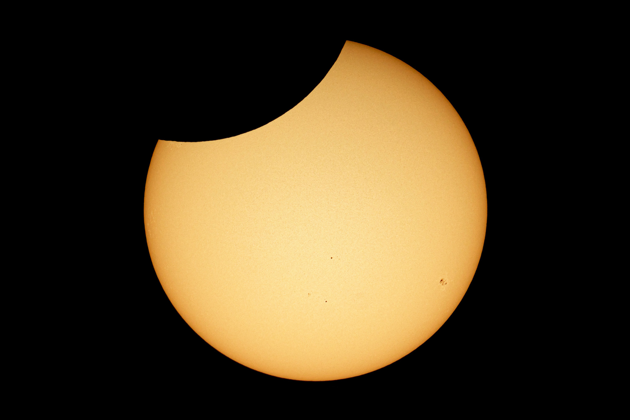 Partielle Sonnenfinsternis am 25.10.2022