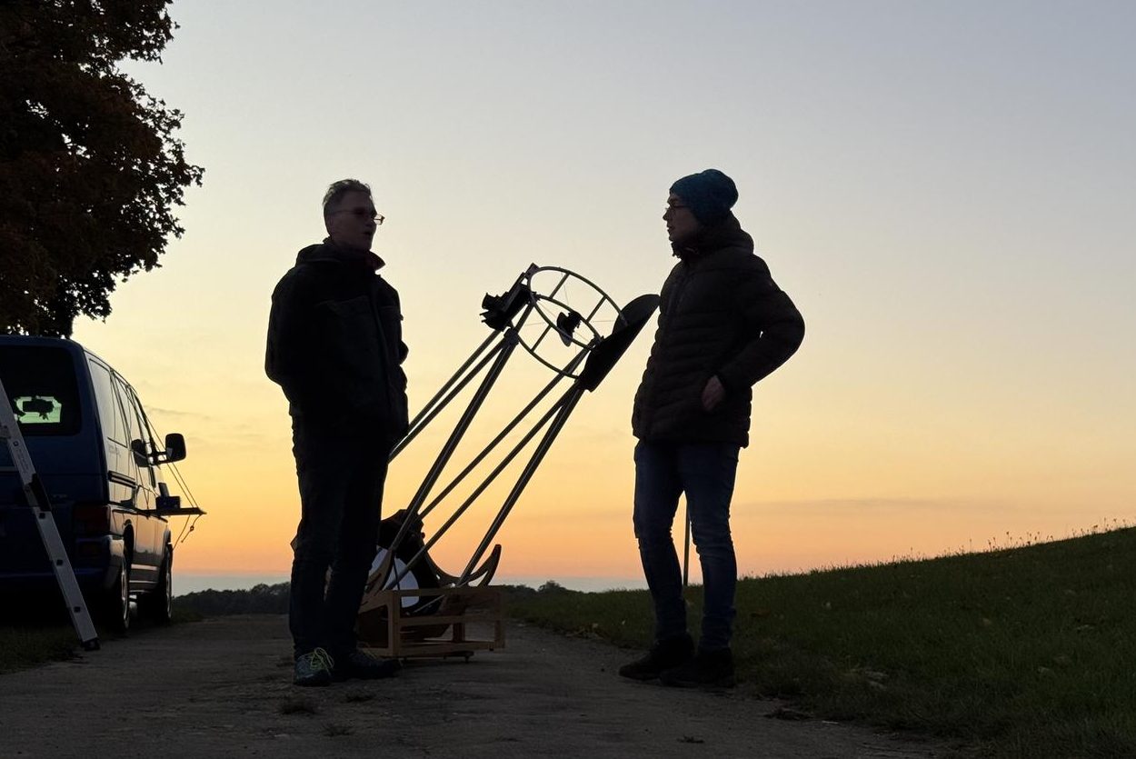 Planeten und ferne Sternenwelten über der Amalienhöhe